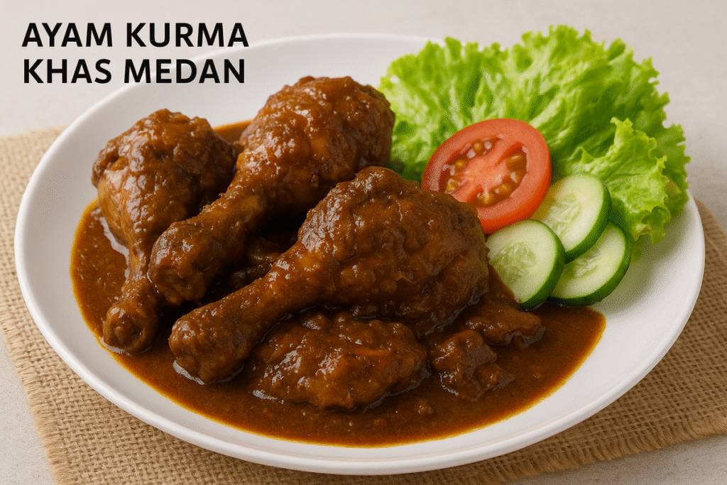 ayam kurma khas medan