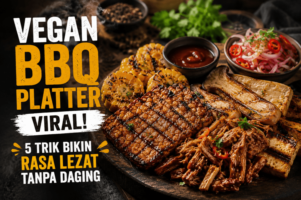 Vegan BBQ Platter Viral, 5 Trik Bikin Rasa Lezat Tanpa Daging