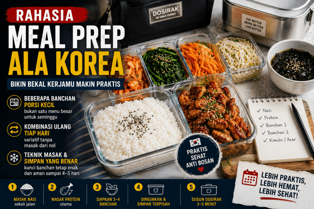 Rahasia Meal Prep Ala Korea Bikin Bekal Kerjamu Makin Praktis