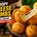 Resep Crispy Cheese Bombs, Cuma 5 Bahan Siap dalam 15 Menit